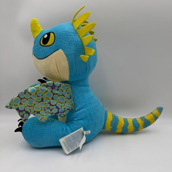 Build-A-Bear Stormfly Dragon Plush Retired How To Train Your Dragon Blue/Yellow - Picture 3 of 11